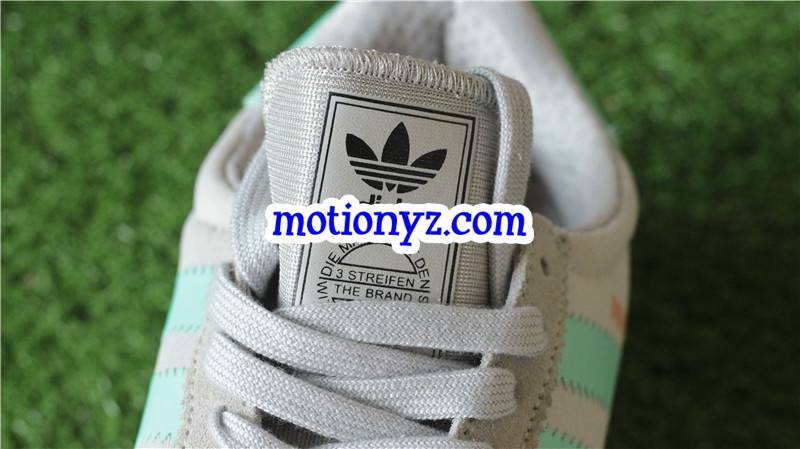 Real Boost Adidas Iniki Runner Green Grey BB2747